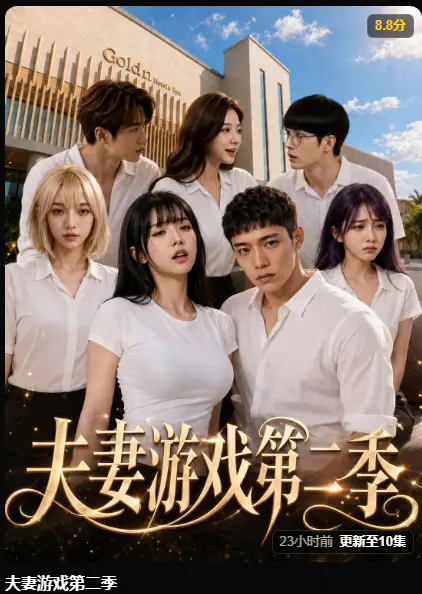 黄果AI短剧《夫妻游戏第二季》完整版高清无广告免费在线观看-5对夫妻庄园公开选择百万奖金试探人性-夫妻游戏第二季全集免费播放